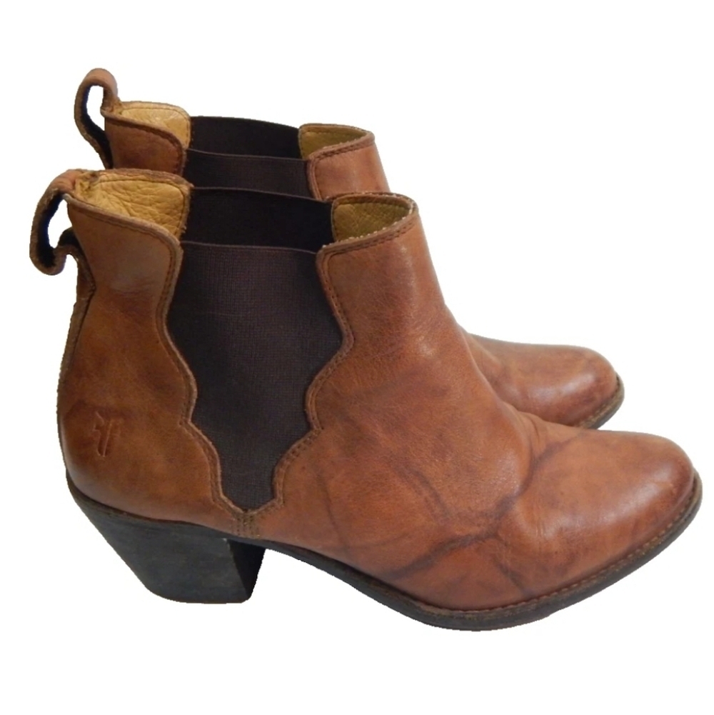 Frye Jackie Gore Ankle‎ Boots Western